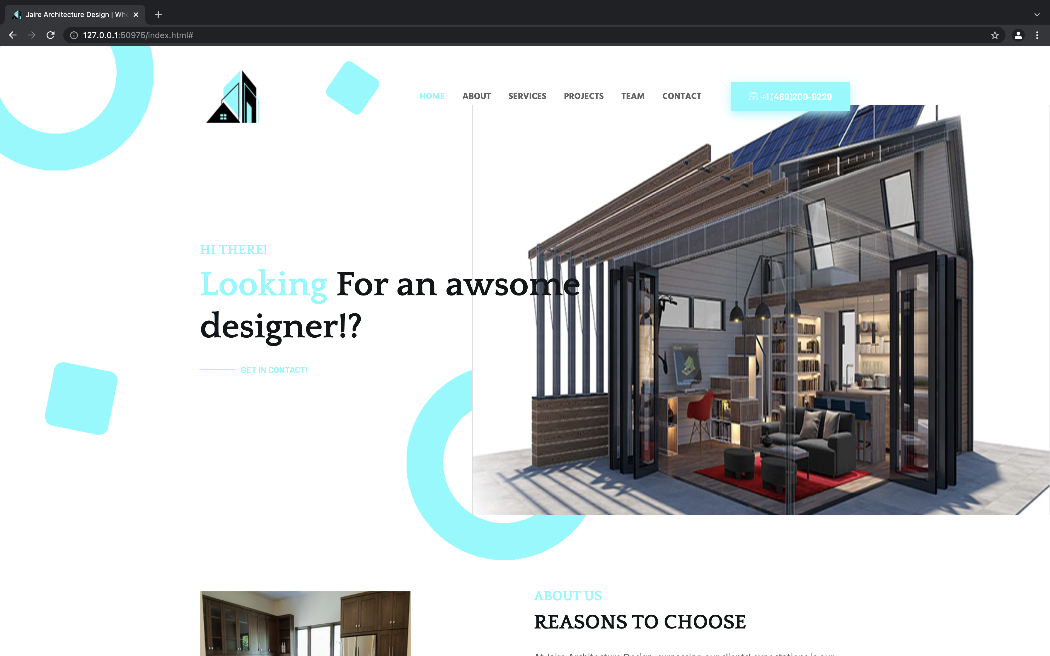Image of Jaire architecture design Homepage